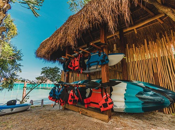 Hotel Carolina Bacalar Exterior photo
